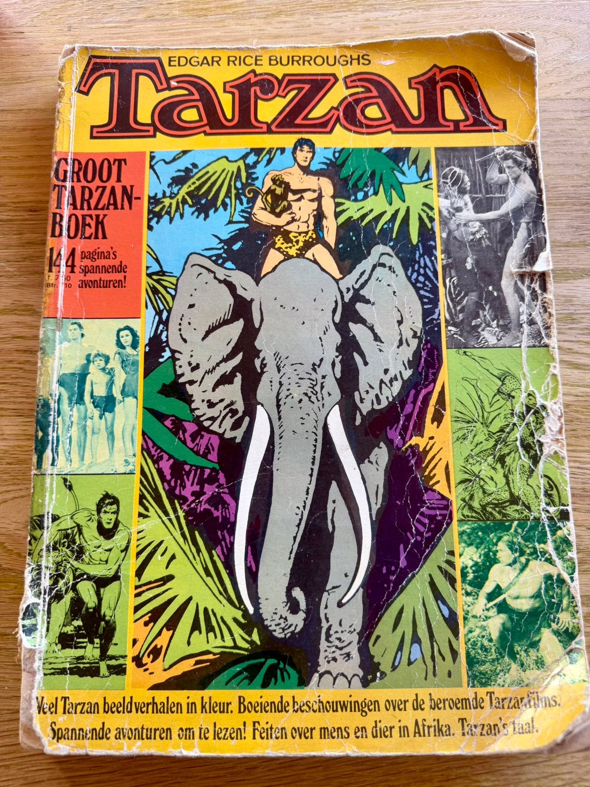 Groot Tarzan Boek (1971) - Classics Nederland, Boeken, Eén stripboek, Ophalen of Verzenden, Gelezen