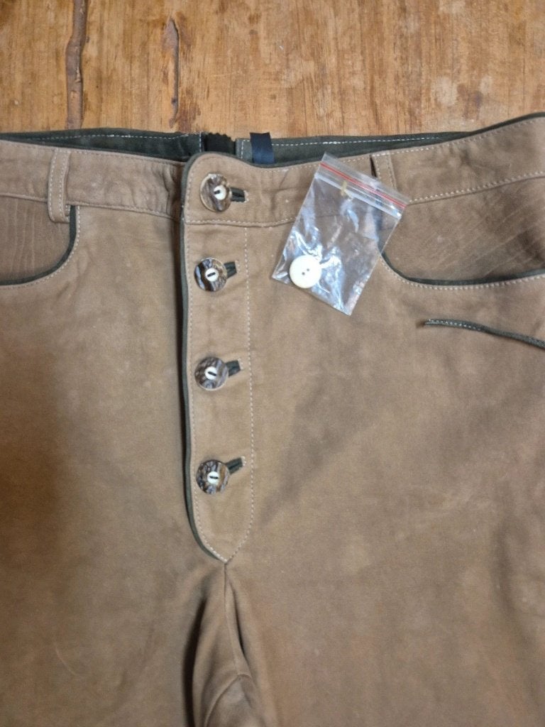 Heren lederhosen lang, Landhaus, Djt@dejuistetoon.eu, Overige maten, Ophalen of Verzenden