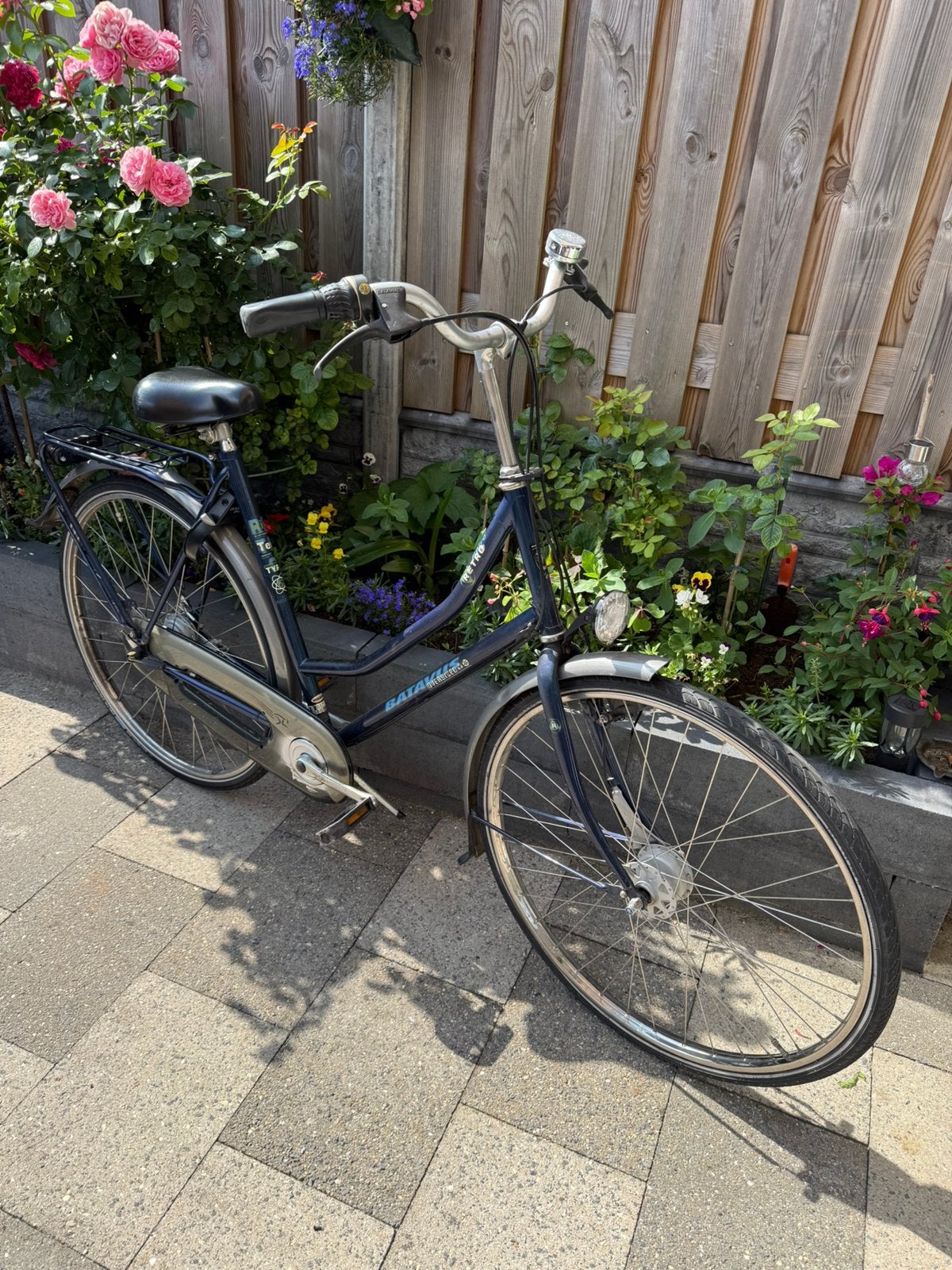 Damesfiets Batavus Retro,28 inch,3 versnelling,handrem, 53 tot 56 cm, Ophalen, Zo goed als nieuw, Handrem