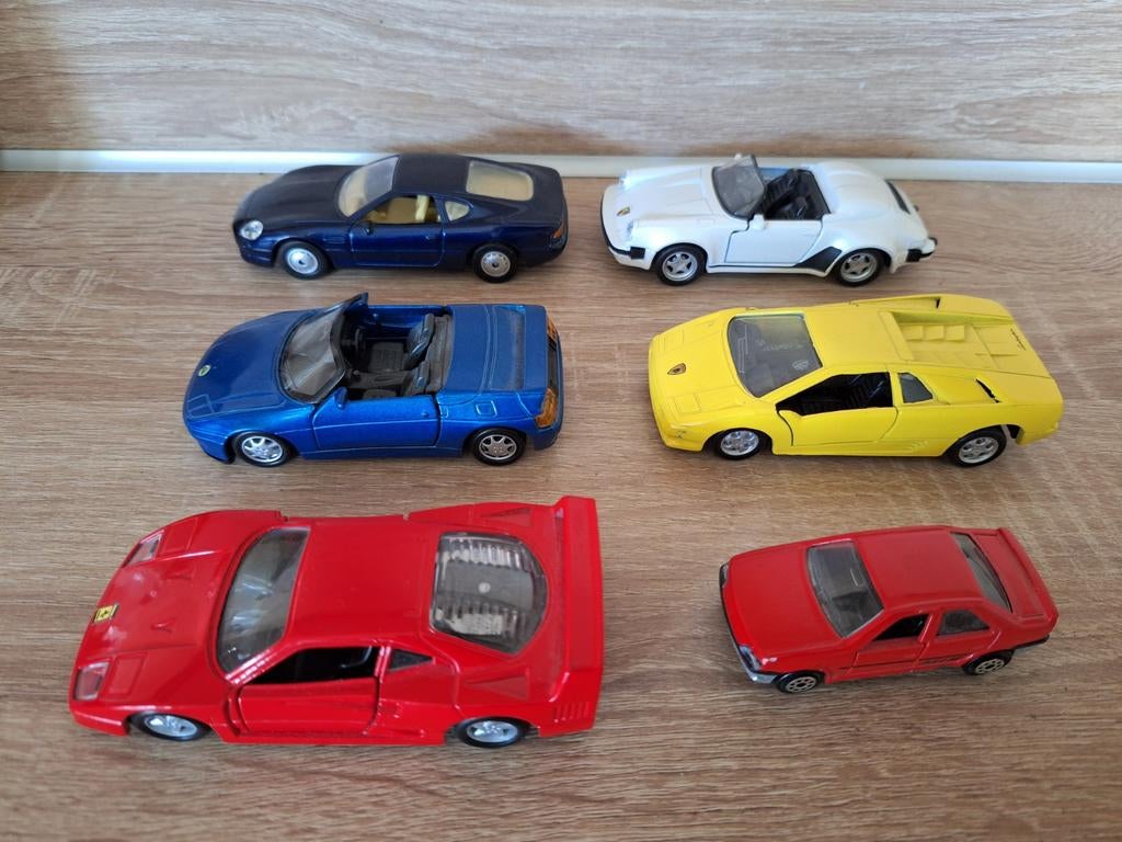Modelauto's  (6 voor € 5,--), Hobby en Vrije tijd, Modelauto's | 1:43, Ophalen of Verzenden, Gebruikt, Auto, Overige merken