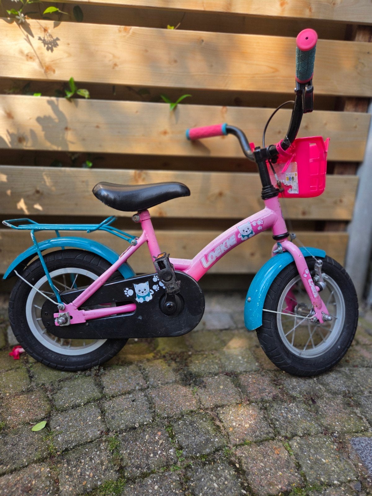 Kinderfiets 12 inch, Fietsen en Brommers, Fietsen | Kinderfietsjes, Ophalen, Gebruikt, Terugtraprem, Minder dan 16 inch