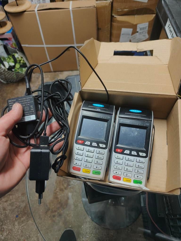 2x Pinautomaat Nexo G2 met oplader, Ophalen