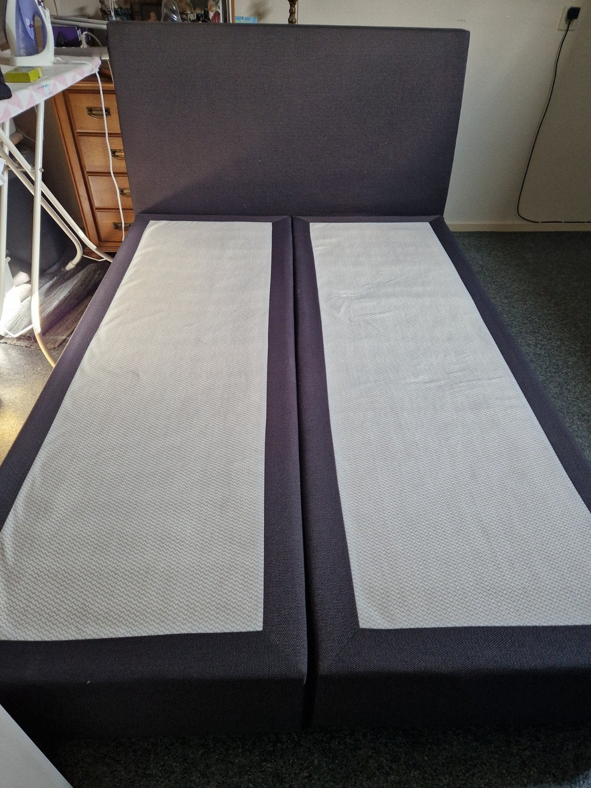 boxspring, Ophalen, Gebruikt, Tweepersoons, 140 cm