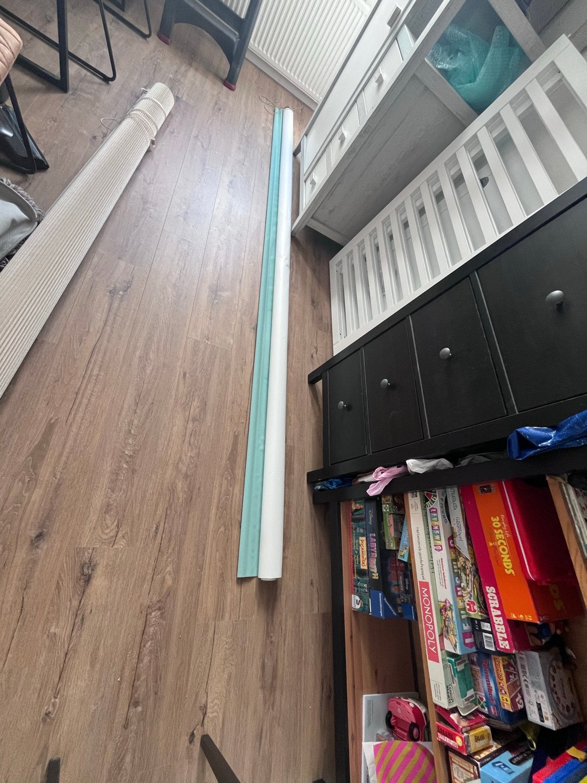 Kwantum Rolgordijn Mintgroen - 295x145 cm - Verduisterend, Ophalen, Kwantum, Verduisterend, Zo goed als nieuw