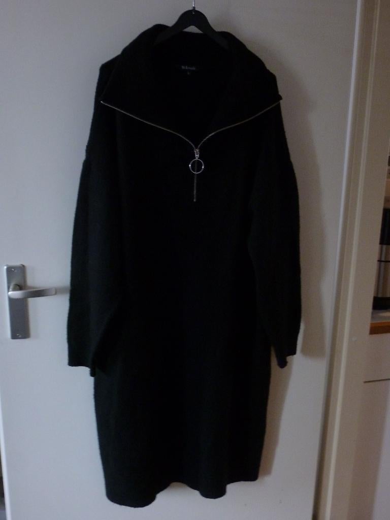 NIEUW m&s mode schippers trui jurk 48 -GRATIS zend, Verzenden, Zwart, Maat 46/48 (XL) of groter, Nieuw