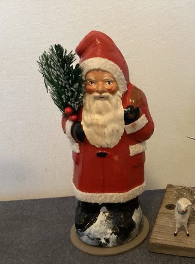 Oude kerstman Candy container, Ophalen of Verzenden