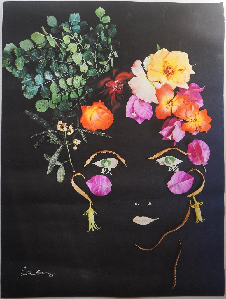 Justina Blakeney print litho pressed flower art kunstdruk, Ophalen of Verzenden