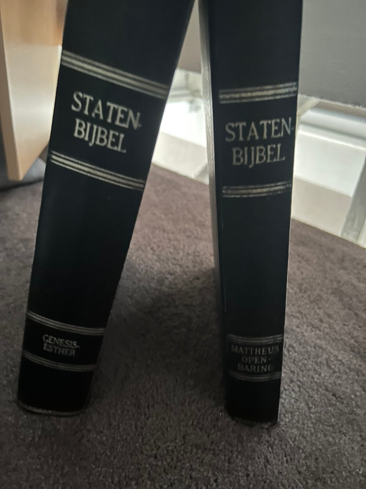 2 delen Statenvertaling, Ophalen of Verzenden, Gelezen