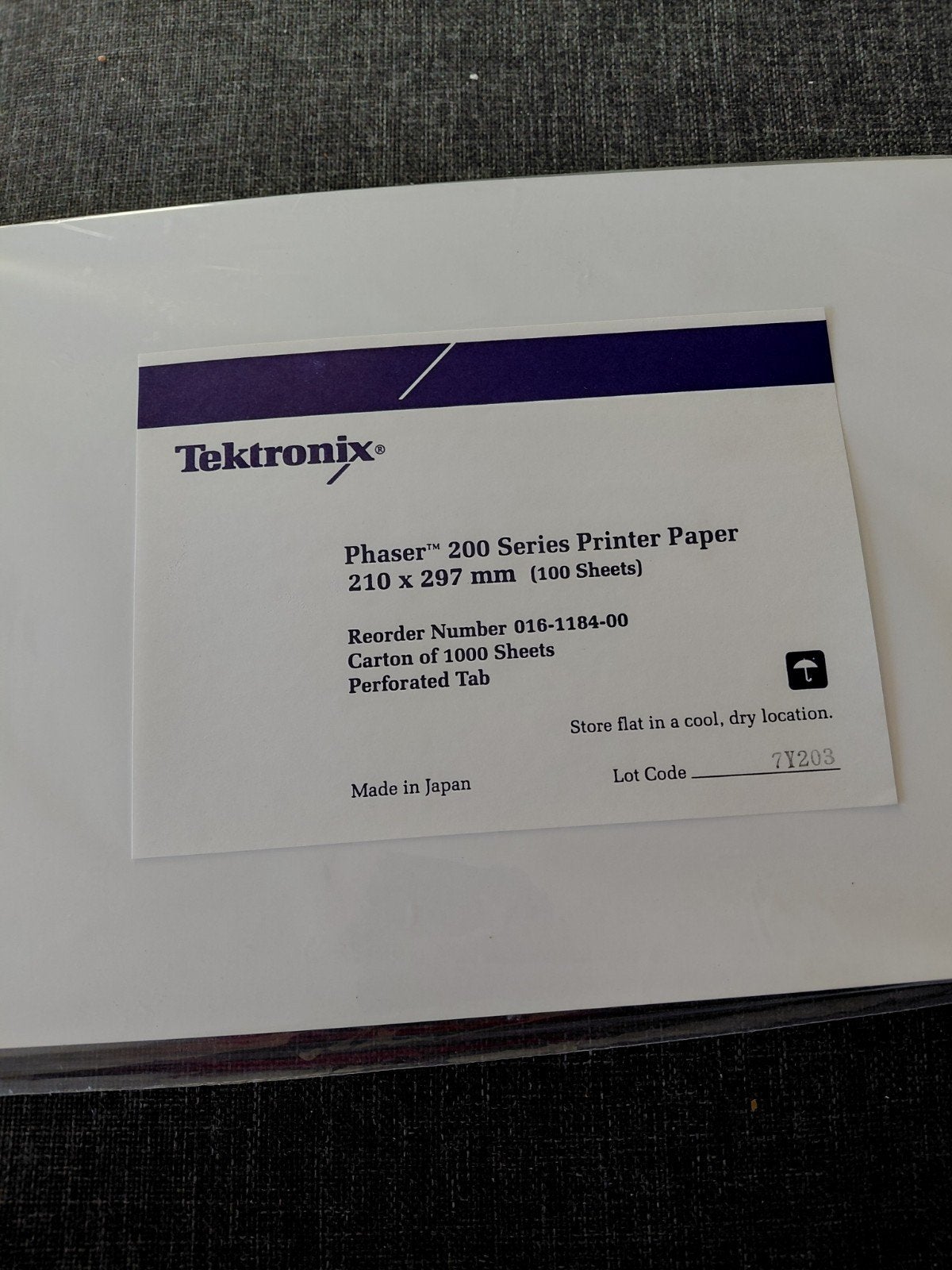 Tektronix Phaser 200 Serie Printerpapier A4 (100 vel), Computers en Software, Ophalen of Verzenden, Nieuw, Overige typen, Tektronix