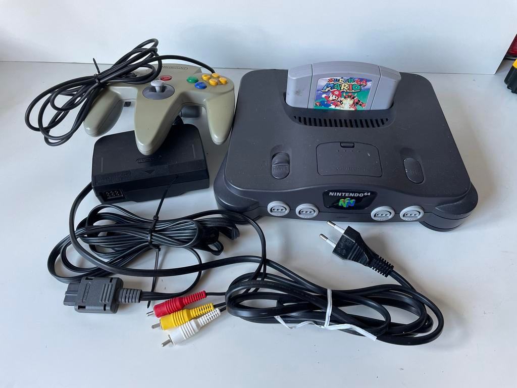Nintendo 64 Console met Super Mario 64 en controller, Spelcomputers en Games, Spelcomputers | Nintendo 64, Ophalen of Verzenden
