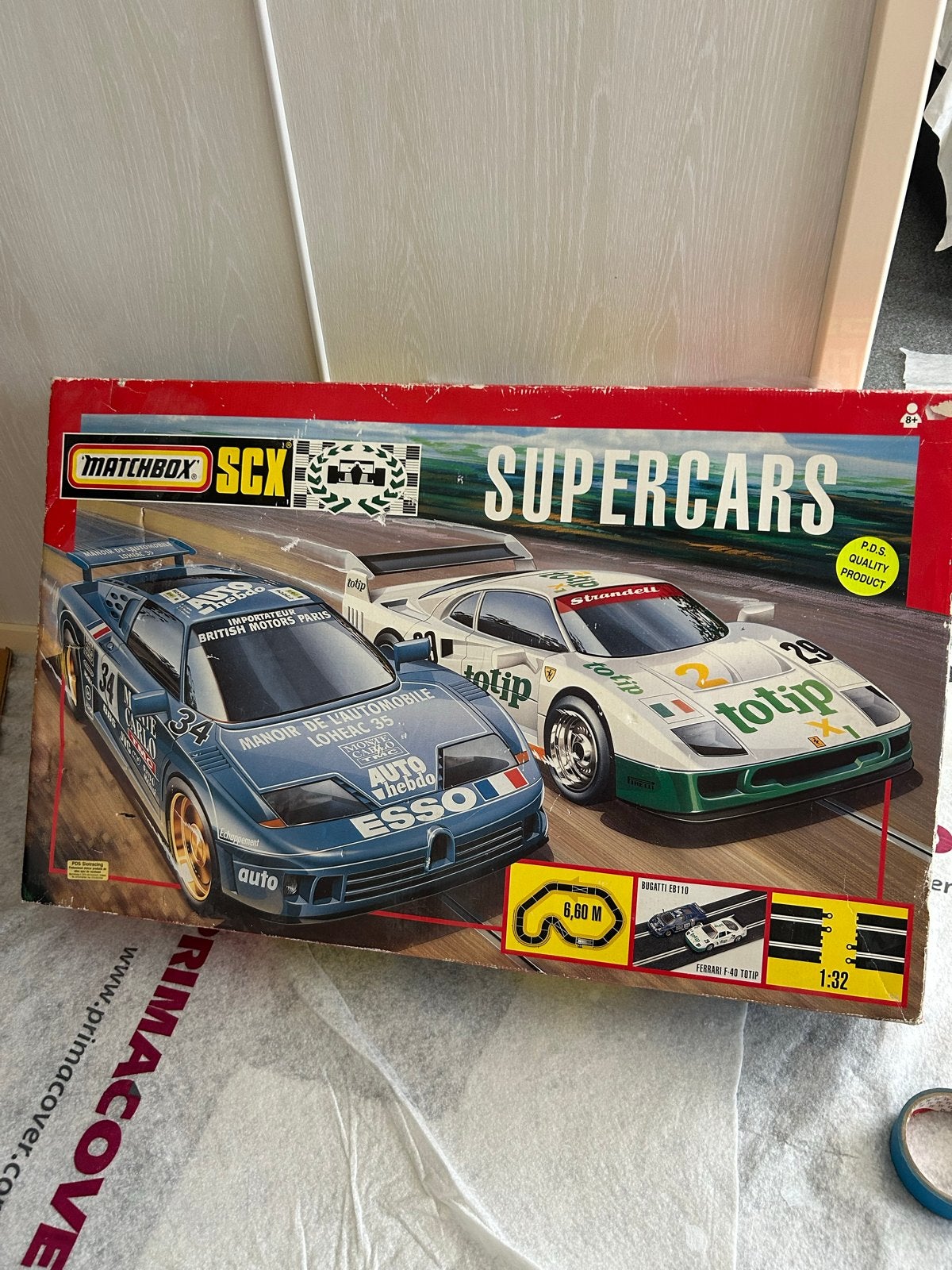 Matchbox SCX Supercars Racebaan met extra onderdelen, Elektrisch, Ophalen, Overige merken, Racebaan