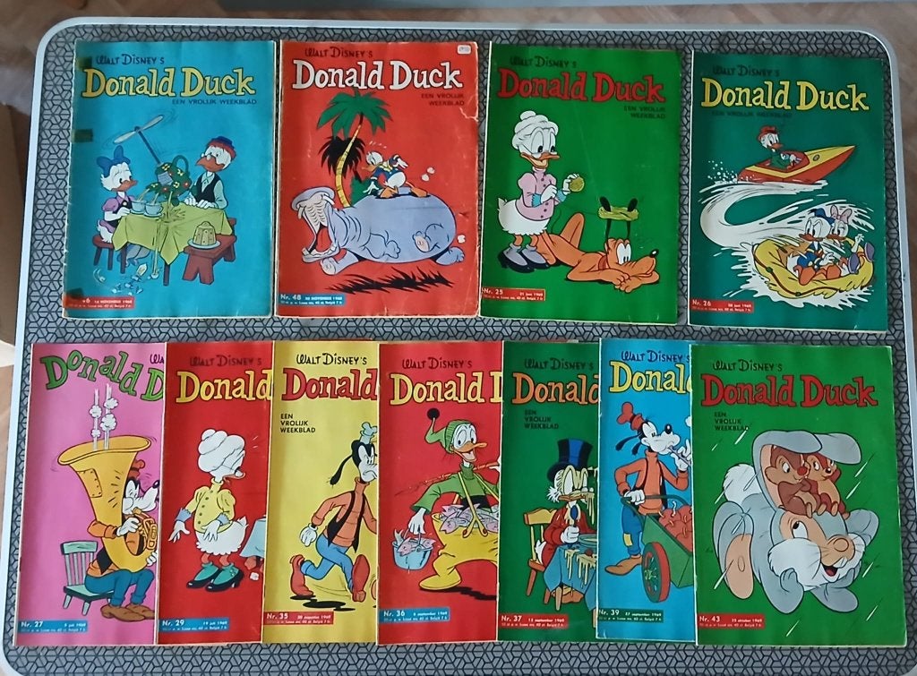 Donald Duckies 1993/2002/1968 van alles wat, Disney Donald Duck, Meerdere stripboeken, Ophalen, Gelezen