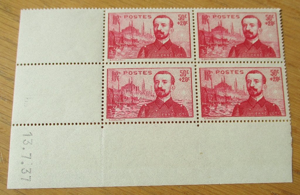 Frankrijk Reiziger en schrijver Pierre Loti, Coin Daté, 1937, Verzenden