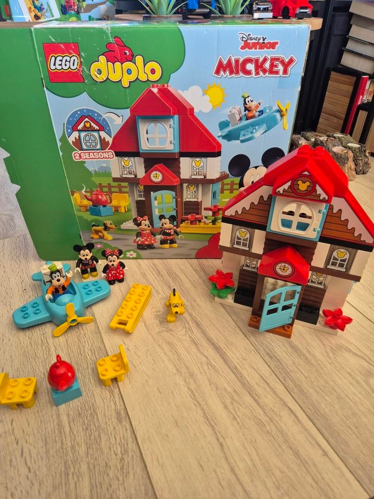 LEGO Duplo Mickey's Vakantiehuis (10889) - Complete set, Kinderen en Baby's, Speelgoed | Duplo en Lego, Ophalen of Verzenden, Zo goed als nieuw