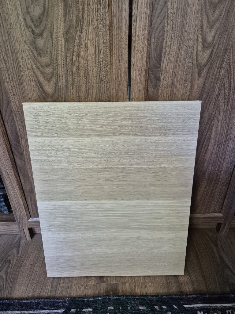 Plank, Komplement, wit gelazuurd eiken effect, 4 stuks, Ophalen, Minder dan 50 cm, Gebruikt, Minder dan 100 cm