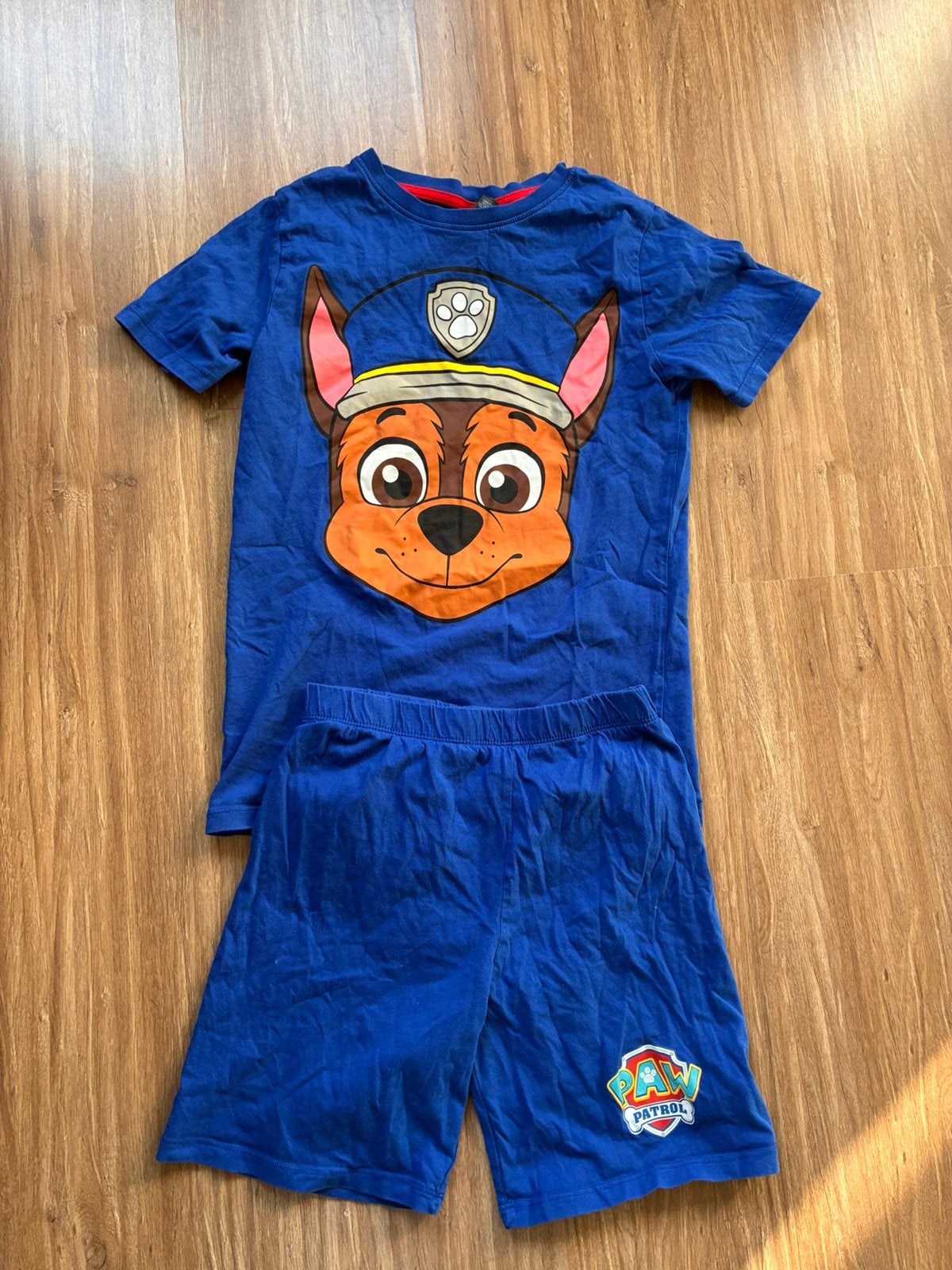 Chase pyjama maat 134 (paw patrol shortama blauw), Ophalen of Verzenden, Zo goed als nieuw, Jongen, Nacht- of Onderkleding