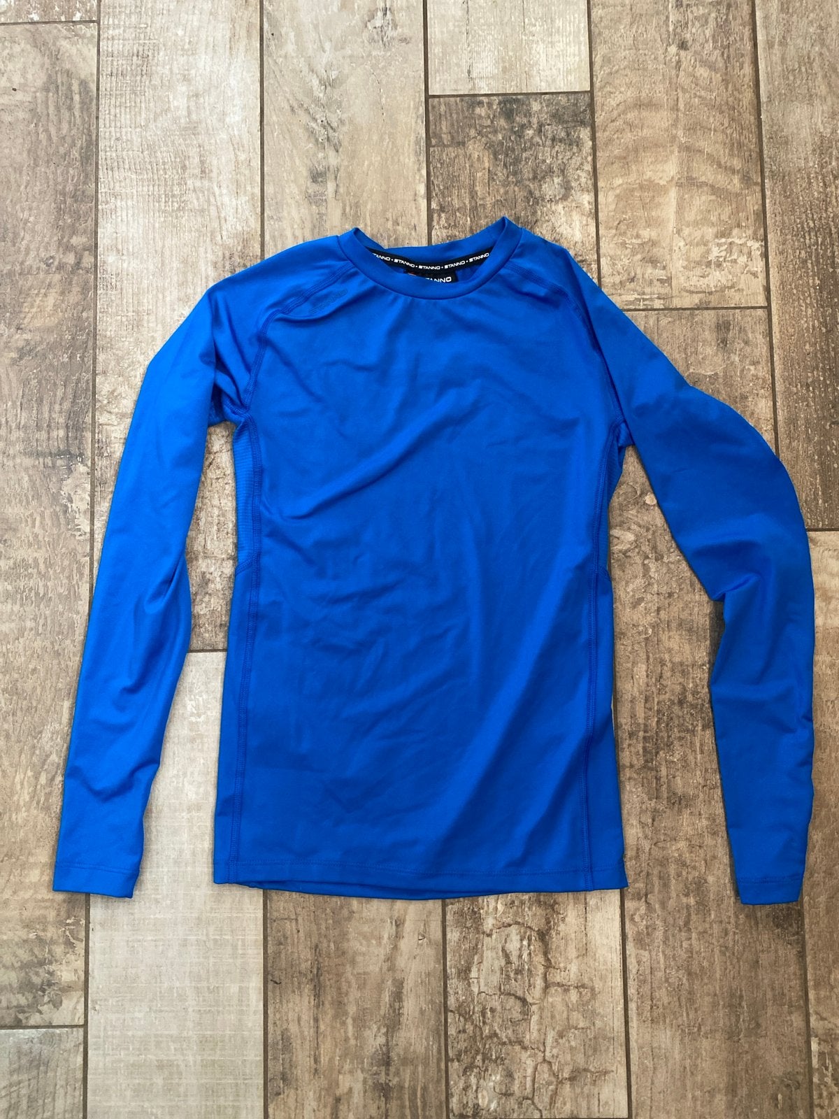 Stanno Team sportshirt lange mouw maat 164 blauw, Kinderen en Baby's, Ophalen of Verzenden, Zo goed als nieuw