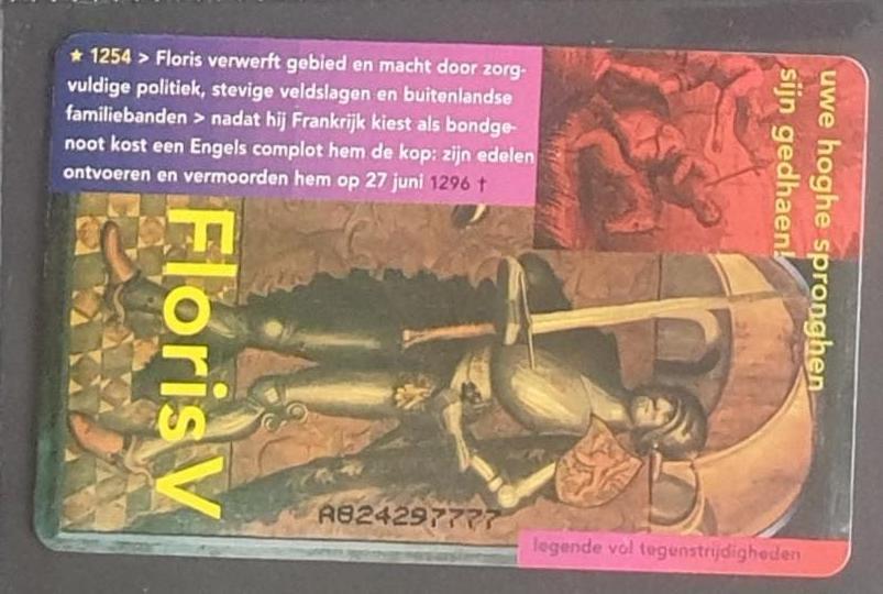 Telefoonkaart Floris V ongebruikt, Ophalen of Verzenden, Nederland