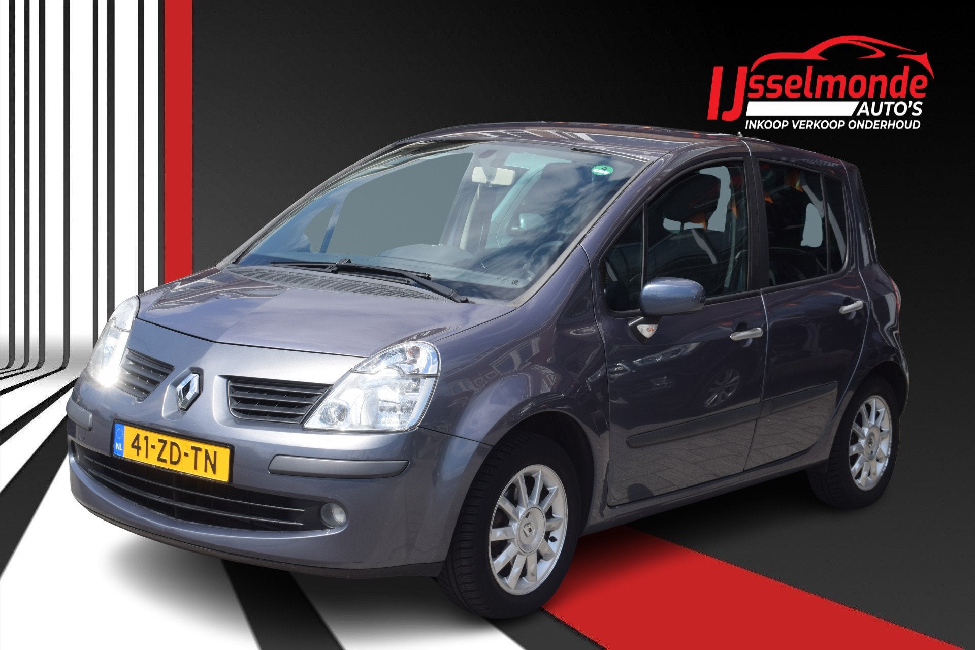 Renault Modus 1.2-16V Exception Quickshift NAP Automaat Crui, Stof, Gebruikt, 4 cilinders, Blauw