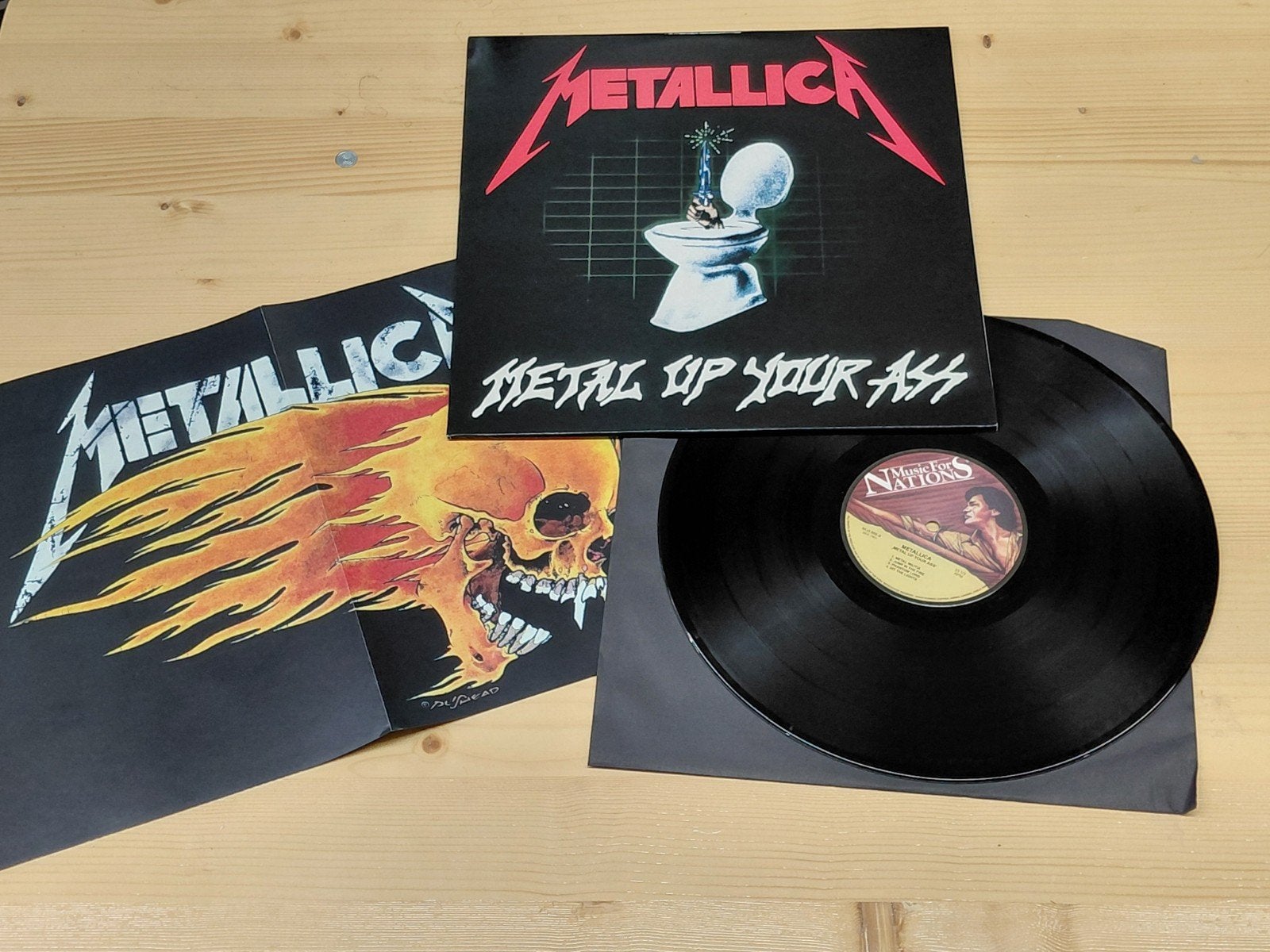 Metallica Metal Up Your Ass Vinyl LP + Poster, LP, Thrash metal, Ophalen of Verzenden, 12 inch
