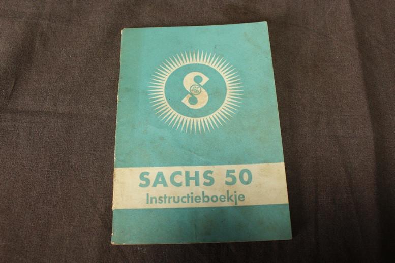 SACHS 50 instructie boekje 1955, Ophalen of Verzenden, Gebruikt