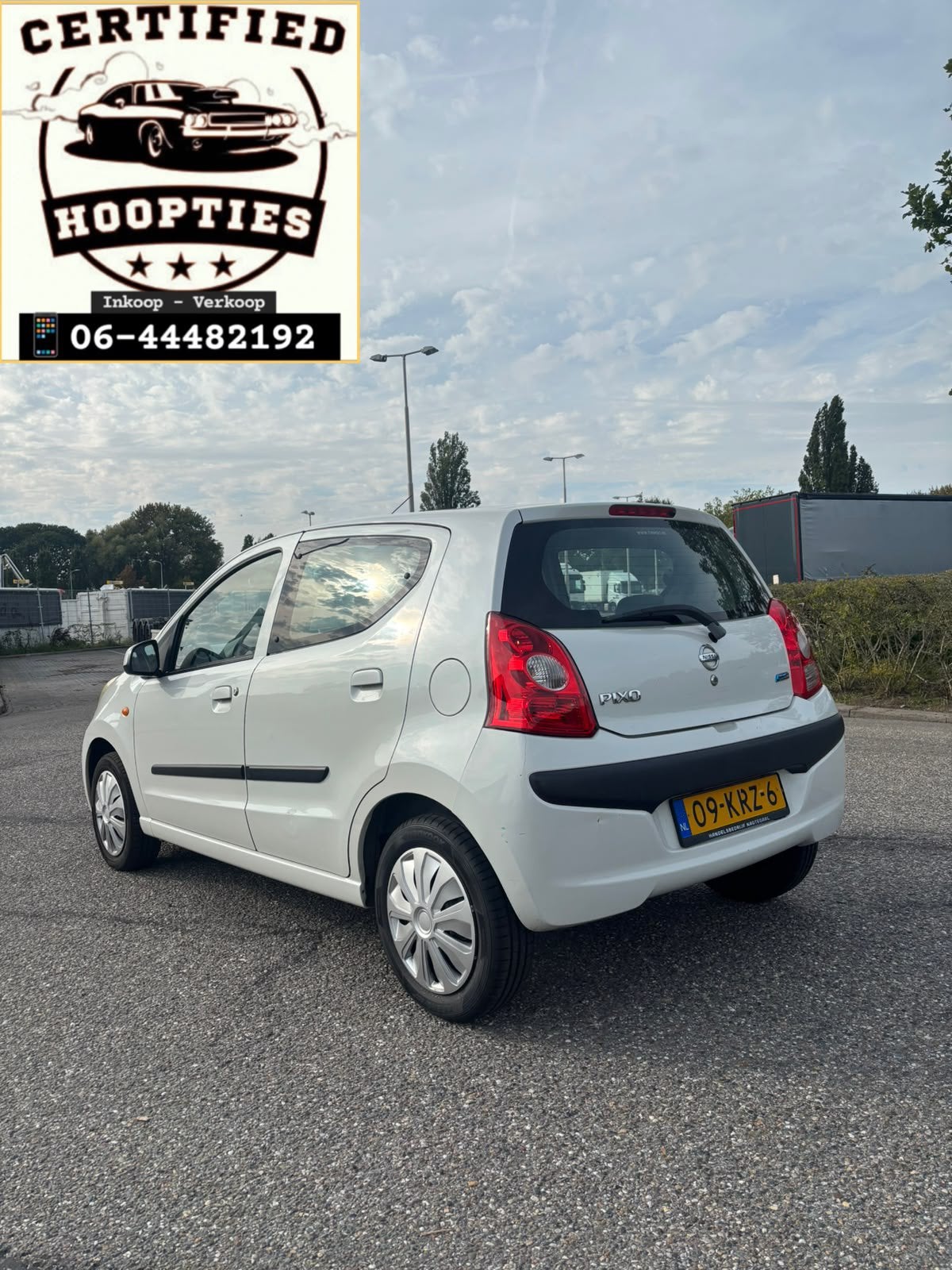 Nissan Pixo 1.0 50KW 5D 2010 Wit APK 14/08/2027 RIJKLAAR !!, Auto's, Voorwielaandrijving, 200 kg, 4 stoelen, Origineel Nederlands