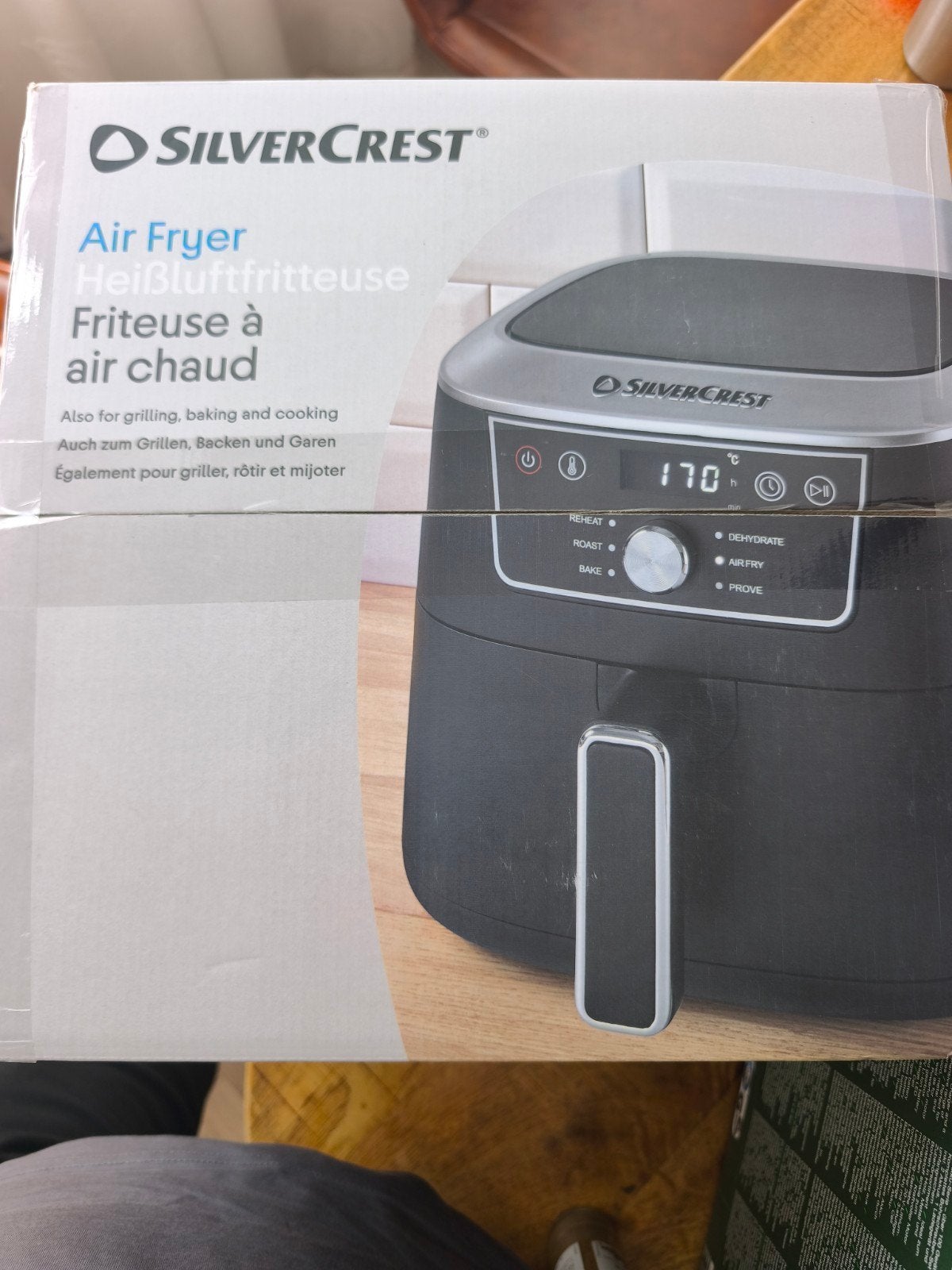 SilverCrest Airfryer - Nieuw in doos, Ophalen of Verzenden, Nieuw, Airfryer, 1500 gram of meer