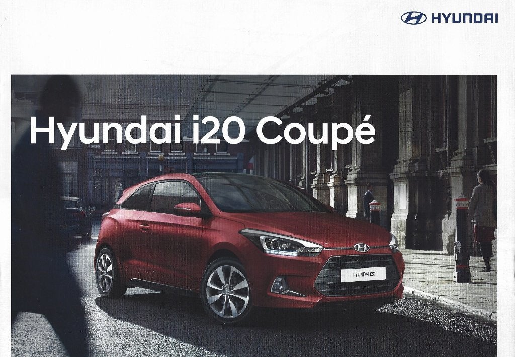Brochure Hyundai i20 Coupe 2017, Ophalen of Verzenden, Gelezen, Overige merken