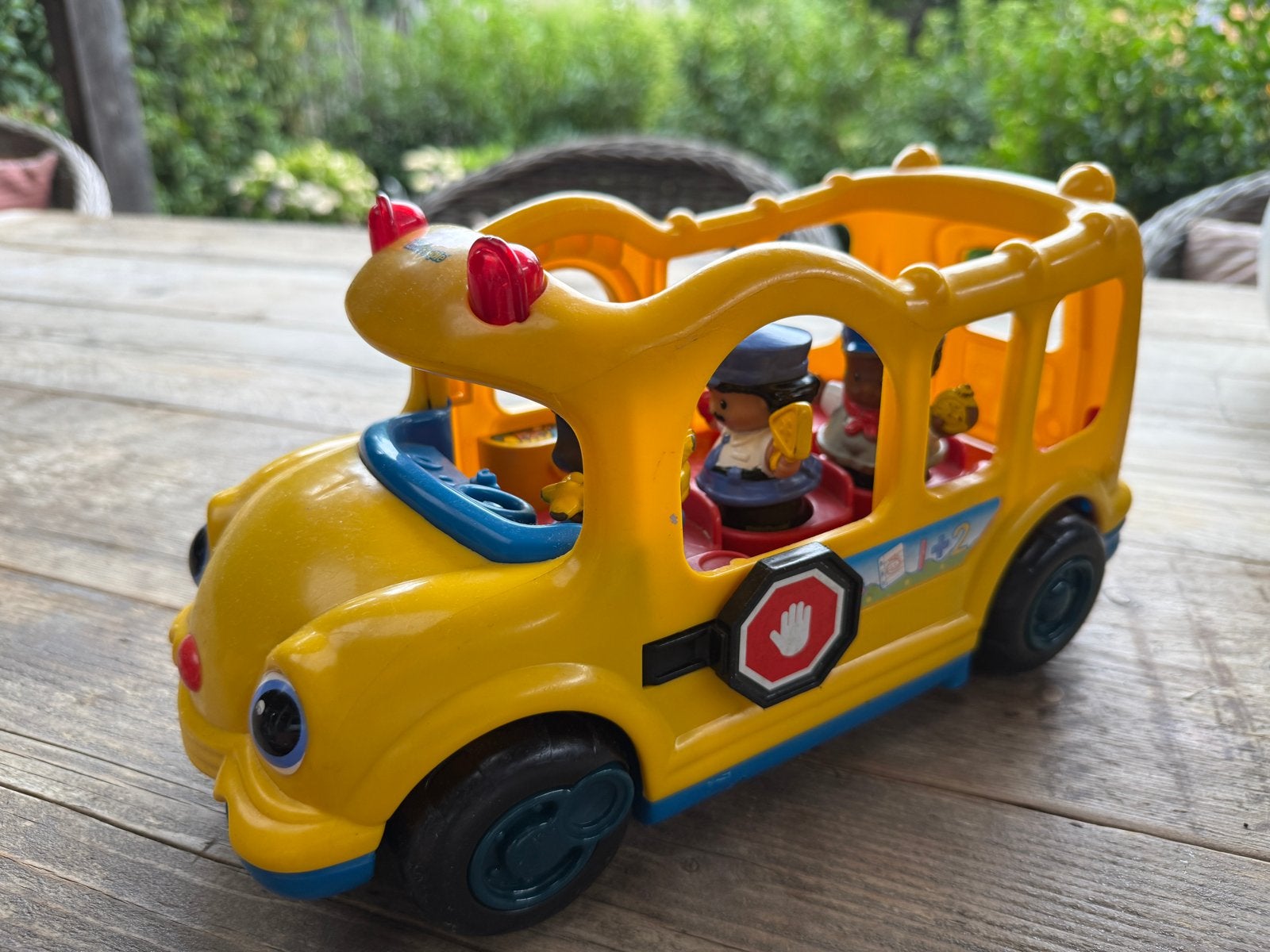 Fisher-Price Little People Schoolbus met figuren, Ophalen, Gebruikt
