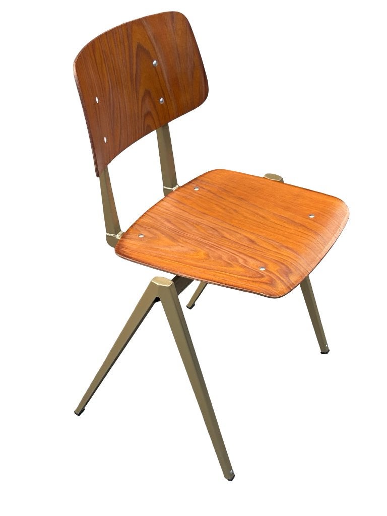 Galvanitas S16 Schoolstoel Eetkamerstoel Design Parelmoer, Ophalen, Galvanitas S16, Gebruikt, Zwart