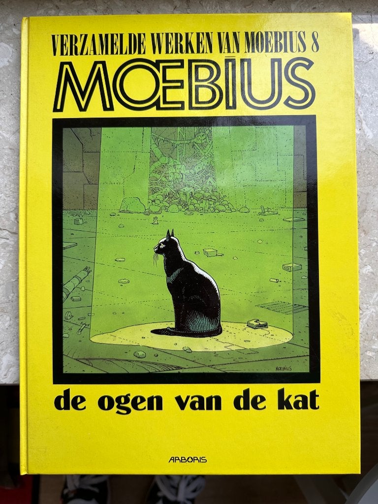 Moebius - de Verzamelde werken Deel 8 HC De ogen van de kat, Eén stripboek, Ophalen of Verzenden, Zo goed als nieuw