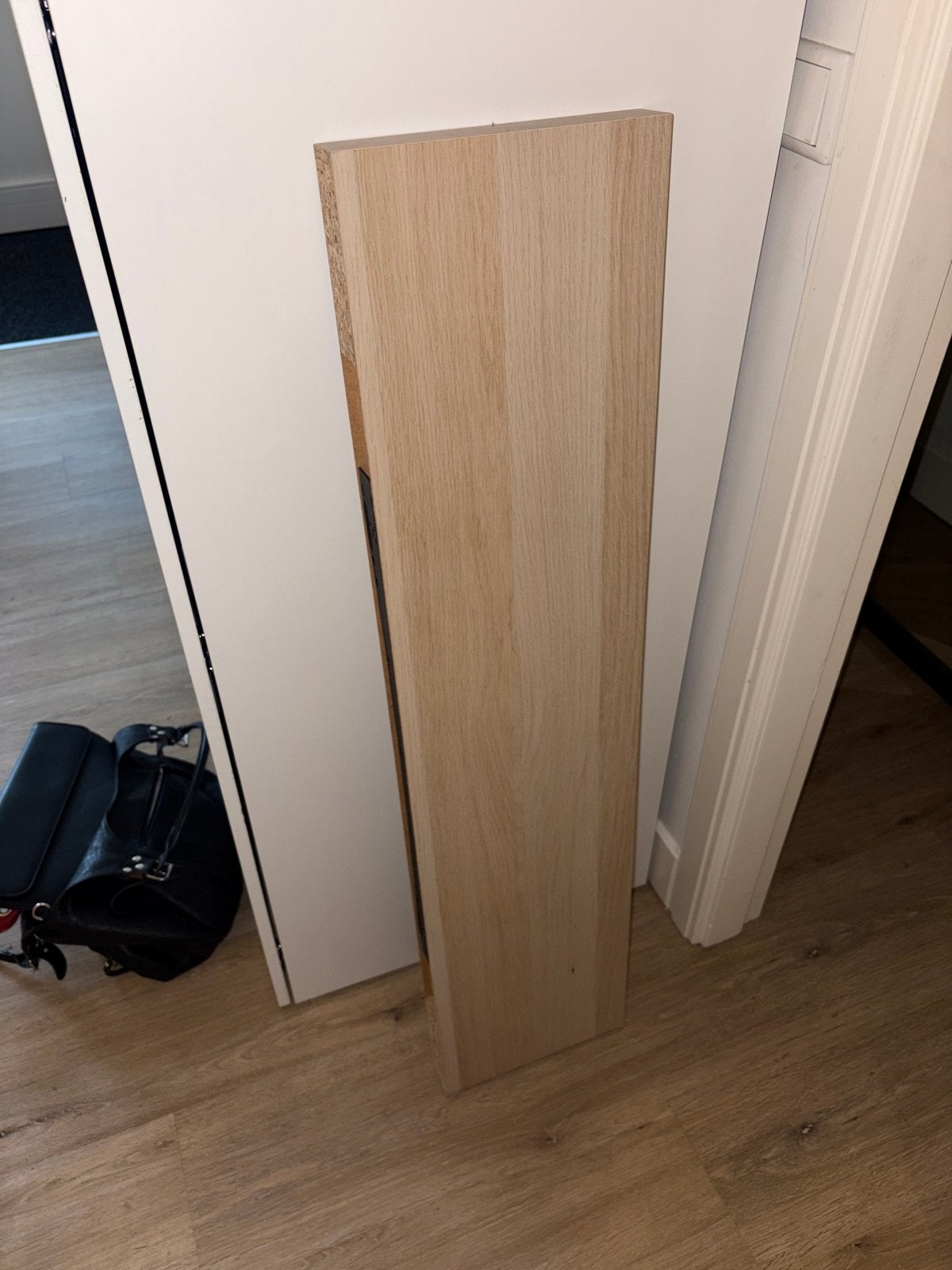 Houten plank met bevestigingsbeugel, Ophalen, Gebruikt