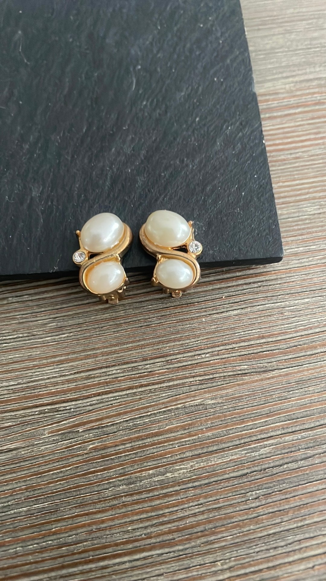 Vintage oorbellen, Ophalen of Verzenden, Zo goed als nieuw, Goud, Overige materialen