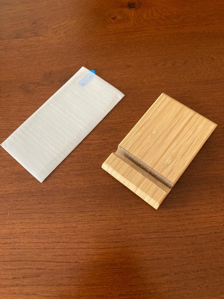 I-Phone Houder + Screen Protector, Ophalen of Verzenden, Nieuw