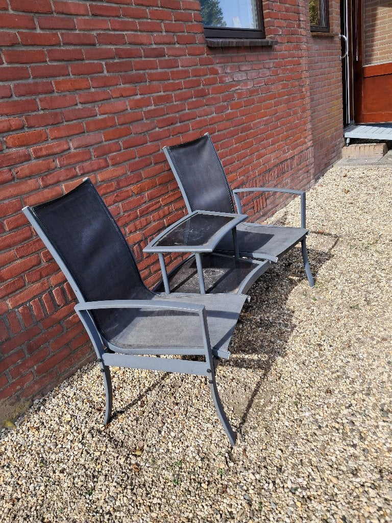 tuinset, Tuin en Terras, Gebruikt, Aluminium, Tuinset, Ophalen