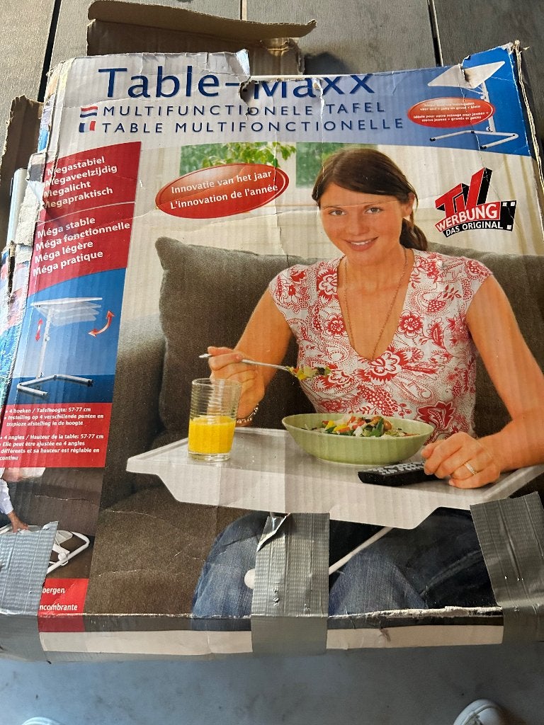 Multifunctionele tafel, Ophalen, Kunststof, Gebruikt, 50 tot 100 cm