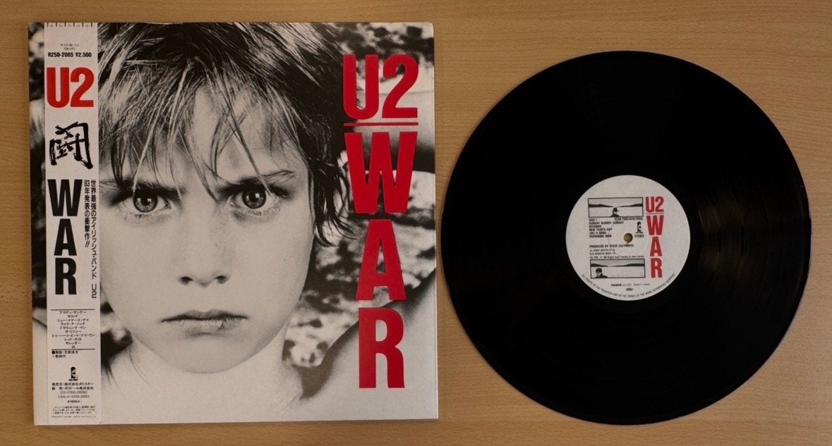 U2 - War LP - Japan 1983 R25D-2085 +OBI, LP, Rock, Verzenden, Zo goed als nieuw