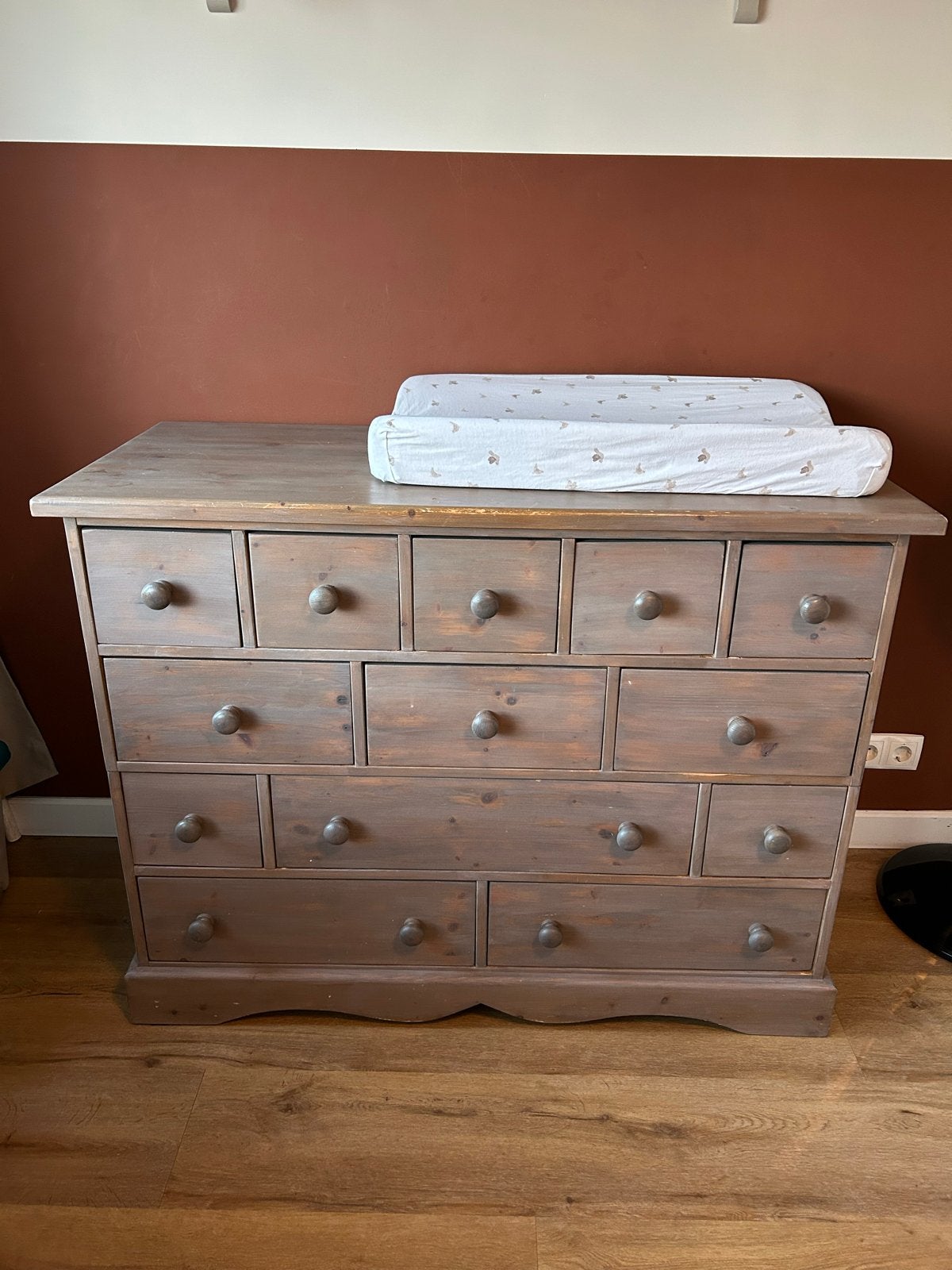 Degelijke apothekerskast commode / opbergkast, Minder dan 90 cm, Gebruikt, 50 tot 70 cm, Ophalen of Verzenden