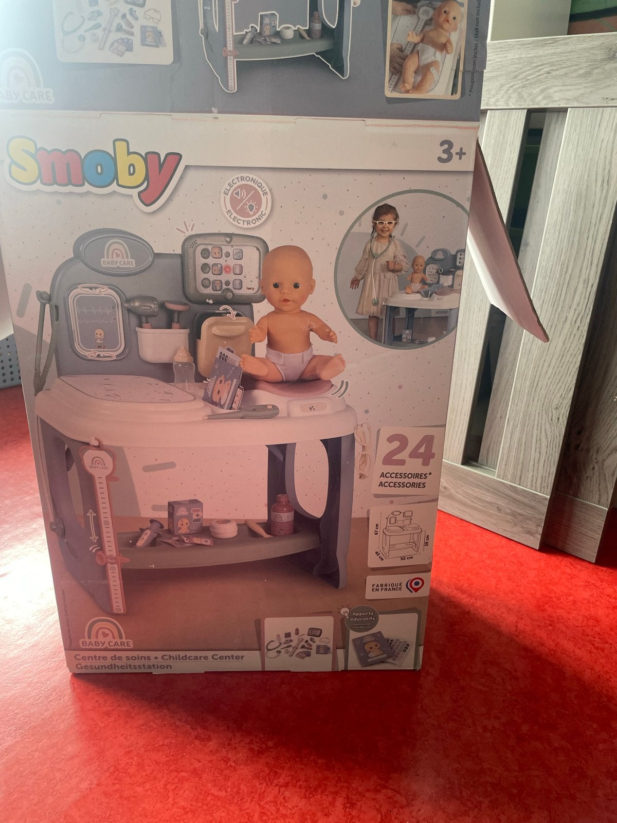 Smoby Baby Care Verzorgingscentrum - Kinder Speelgoed, Kinderen en Baby's, Speelgoed | Overig, Ophalen of Verzenden, Nieuw, Jongen of Meisje