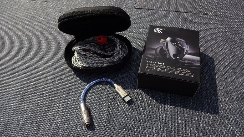 KZ Duonic IEM upgrade 784 core cable, case en portable DAC, Ophalen of Verzenden, Nieuw, In-ear, Overige merken
