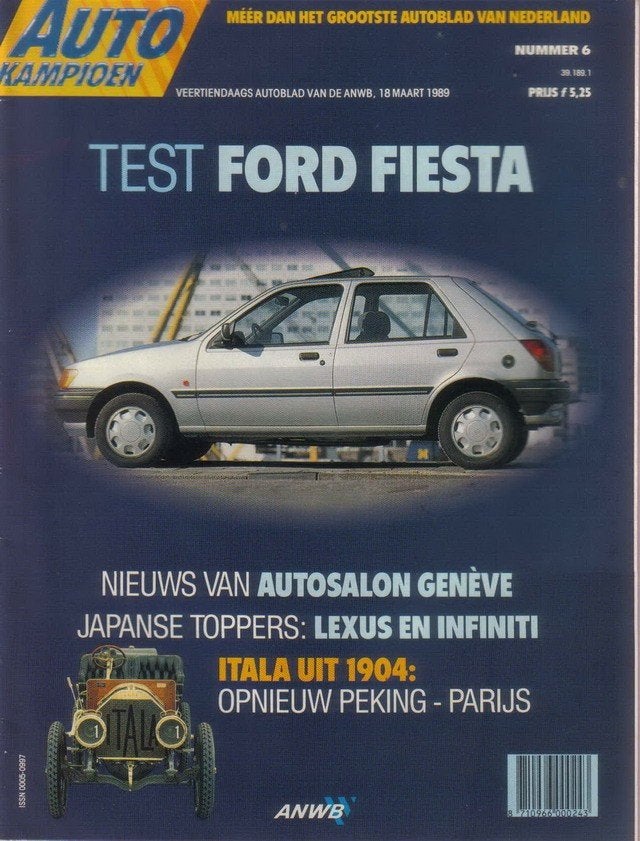 Autokampioen 6 1989 : MG MGB - Ford Fiesta 1.4i CLX - Austin, Ophalen of Verzenden, Gelezen, Algemeen
