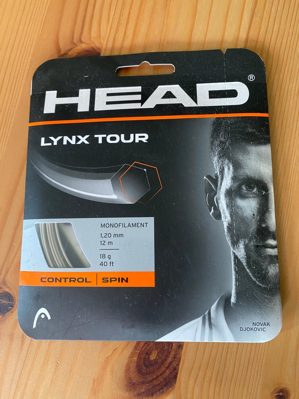 Set head lynx tour 1,2mm, Sport en Fitness, Tennis, Ophalen of Verzenden, Nieuw, Grip of Snaar, Head