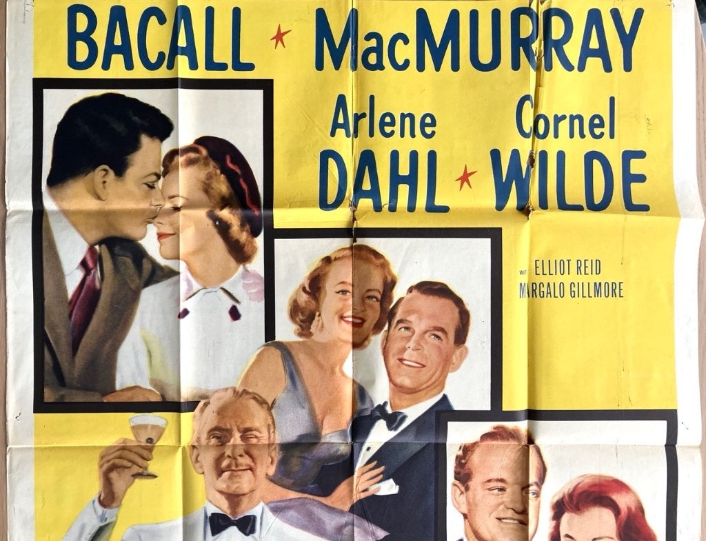 Woman's World (1954) - Originele filmposter, Verzamelen, Ophalen of Verzenden, Gebruikt, A1 t/m A3, Film en Tv