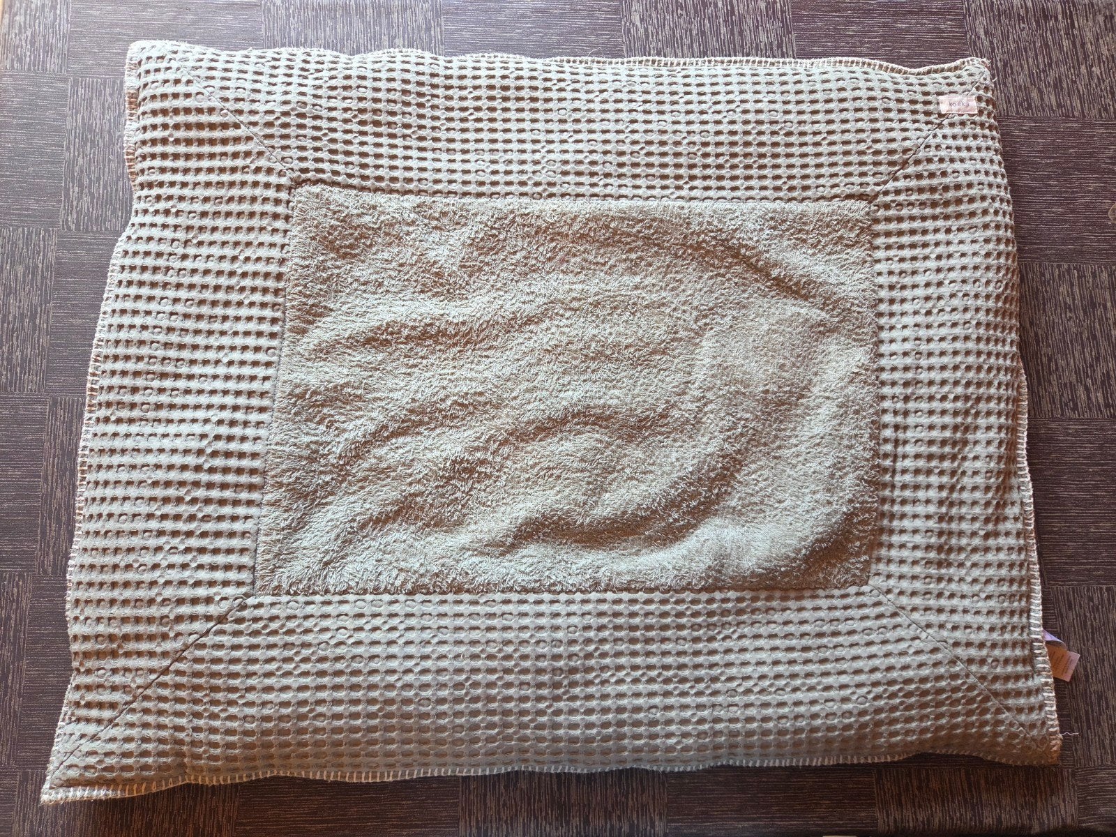 Koeka boxkleed - groen & grijs, Ophalen, Groen, Koeka