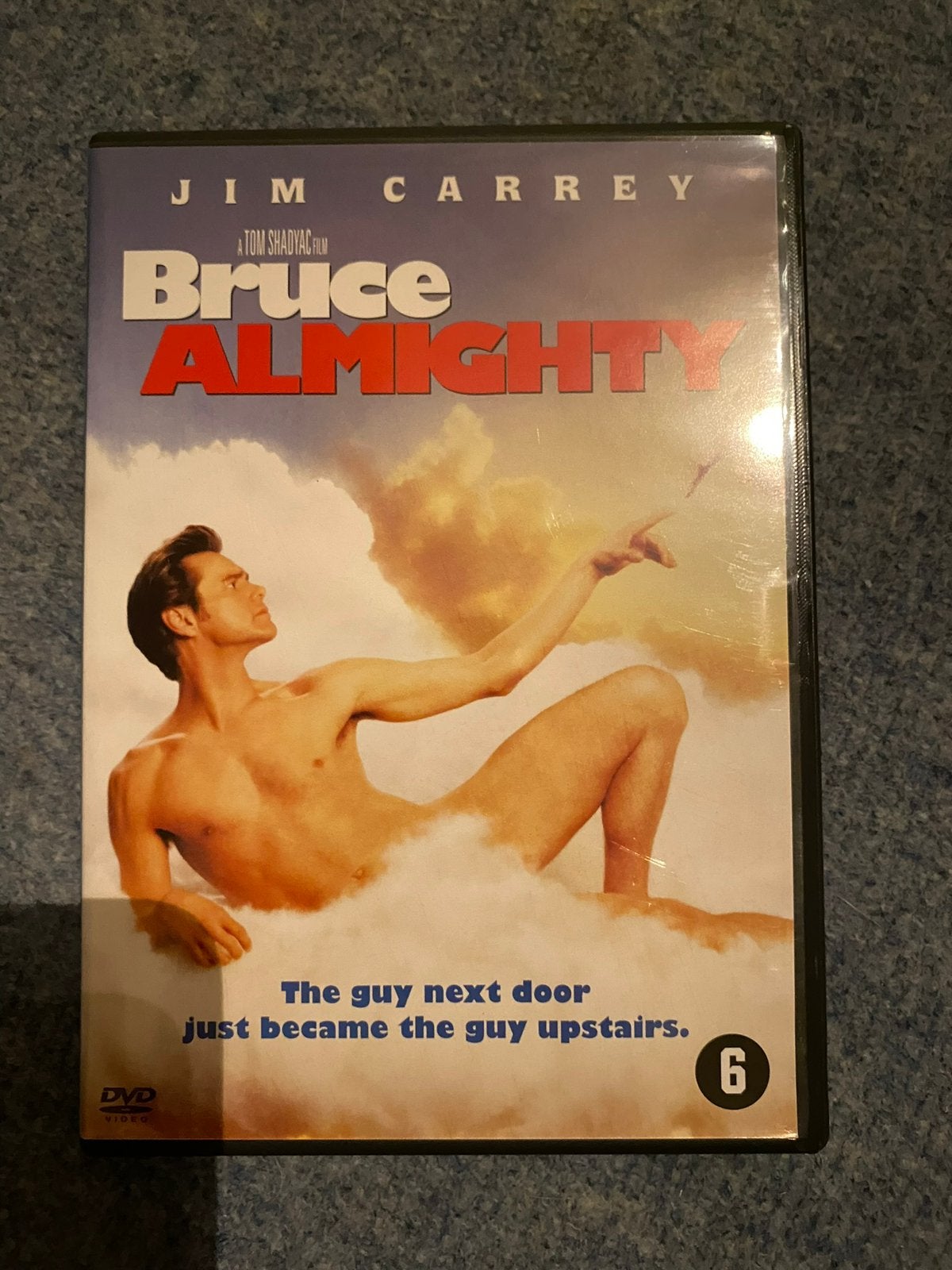 Bruce Almighty DVD met Jim Carrey in goede staat, Vanaf 6 jaar, Ophalen of Verzenden, Zo goed als nieuw, Actiekomedie