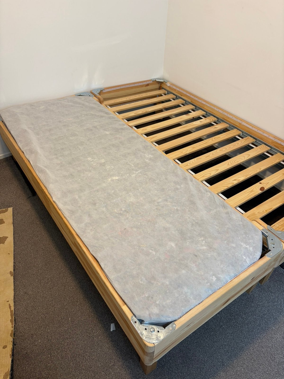 IKEA boxspring 160x200, Ophalen, Gebruikt, Tweepersoons, 160 cm
