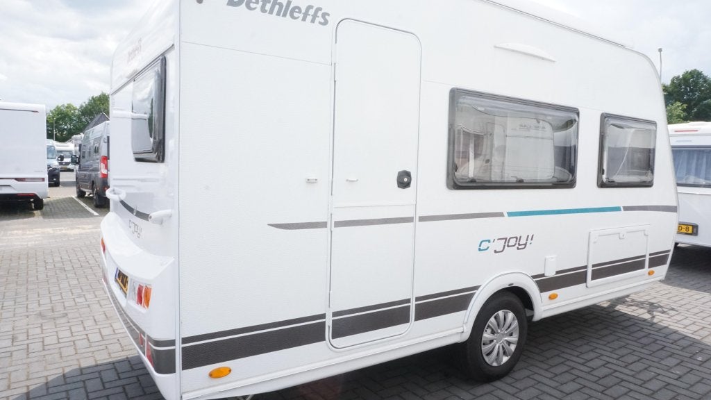 Dethleffs C'Joy 420 QSH Mover, Dakluifel, Voortent, Caravans en Kamperen, Schokbreker, Bedrijf, Treinzit, Dethleffs