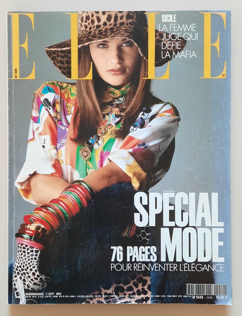 Frans fashion magazine ELLE no 2436, september 1992, Ophalen of Verzenden, 1980 tot heden, Buitenland, Tijdschrift