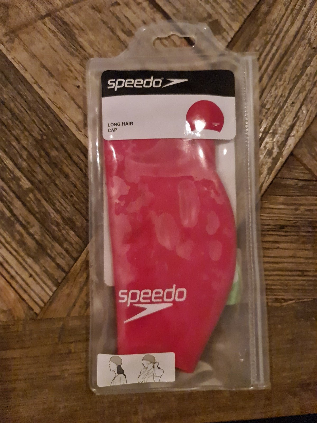 Nieuwe Speedo Long Hair Cap - Roze Zwemmuts, Ophalen of Verzenden
