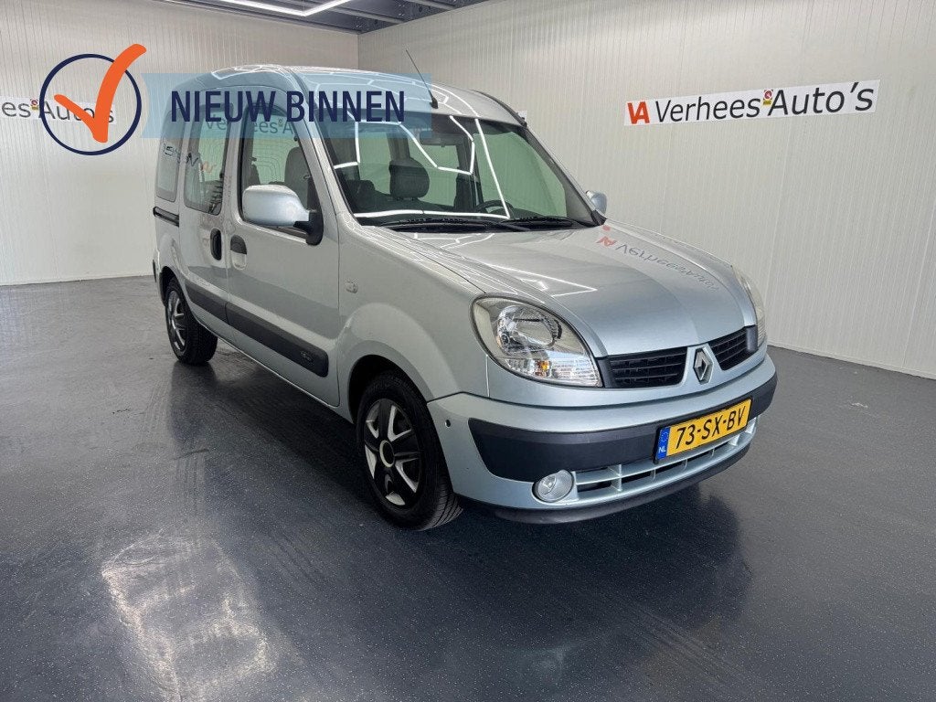 Renault Kangoo 1.6-16V Expr. Luxe (bj 2006, automaat), Auto's, Automaat, Stof, Gebruikt, 1095 kg